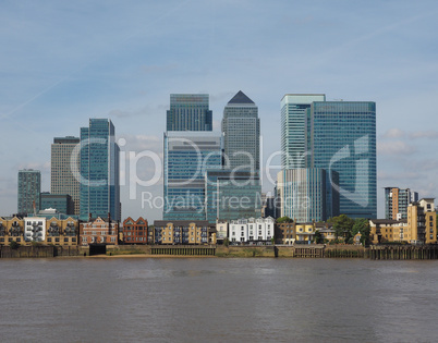 Canary Wharf in London