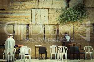Wailing Wall . Jerusalem .
