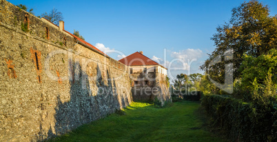 Beautiful old castle in Uzhgorod.