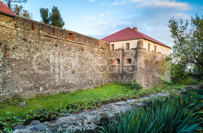 Beautiful old castle in Uzhgorod.