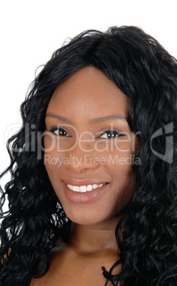 Headshot of African young woman.