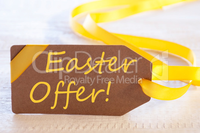 Label, Text Easter Offer