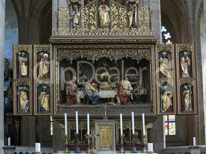 Altar in Church of St Barbara