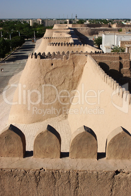 Stadtmauer, Chiwa, Usbekistan