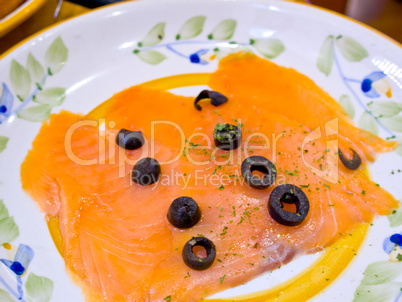 Norwegian smoked salmon