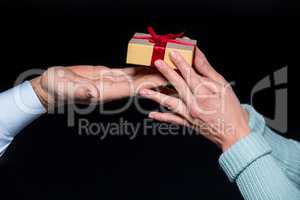 Gift box in hands