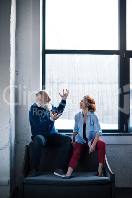 Happy mature couple