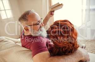 Mature couple relaxing