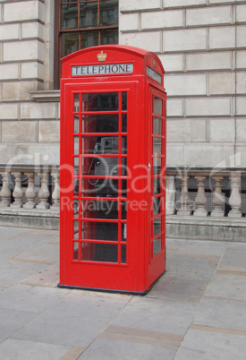 London telephone box London telephone box