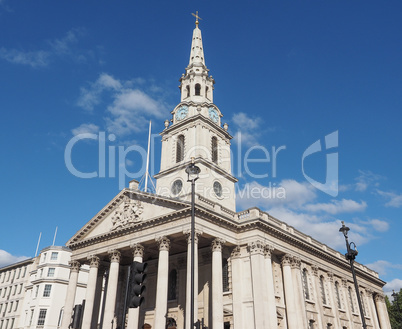 St Martin church in London
