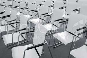 Empty modern conference seats