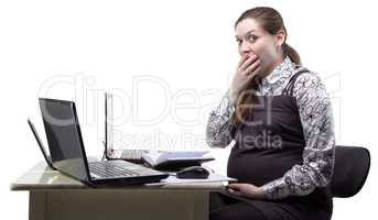 Guilty pregnant woman and mistake