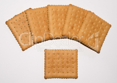 Cookies isolated on a white background