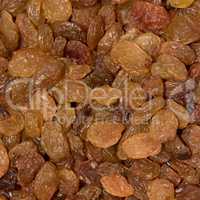 Raisin background, dry sultana seeds, vegetarian organic food
