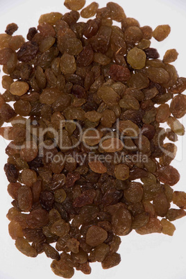 Raisin background, dry sultana seeds, vegetarian organic food