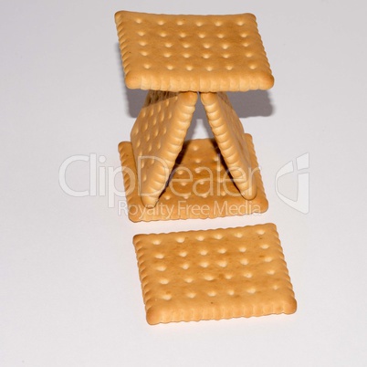 Cookies isolated on a white background