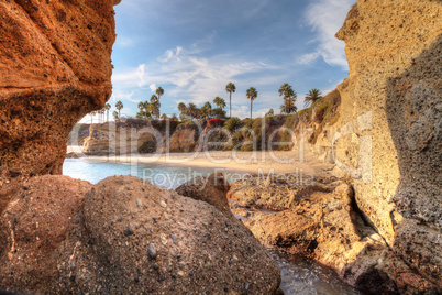 Sunset view of Treasure Island Beach