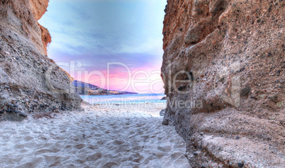 Sunset view of Treasure Island Beach