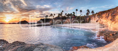 Sunset view of Treasure Island Beach