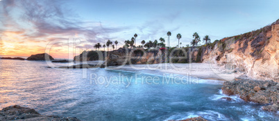 Sunset view of Treasure Island Beach