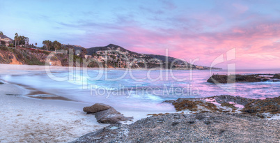 Sunset view of Treasure Island Beach