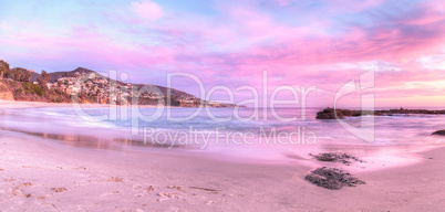 Sunset view of Treasure Island Beach