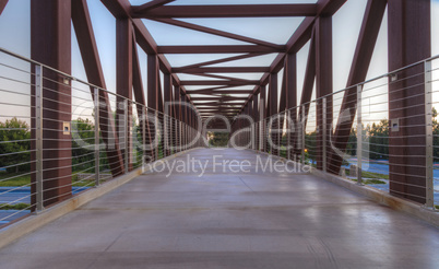 Footbridge over Irvine California