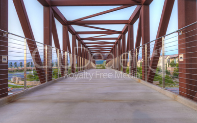 Footbridge over Irvine California