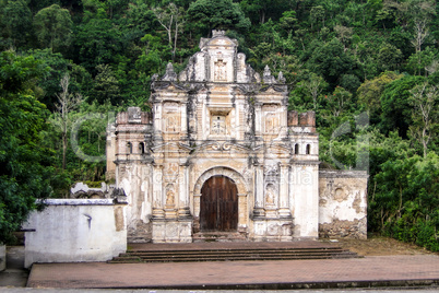 Antigua guatemala church ruins