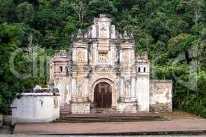 Antigua guatemala church ruins