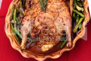 Rosemary roasted duck