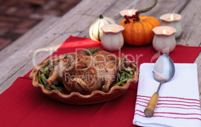 Rosemary roasted duck