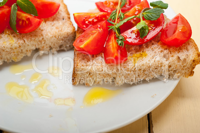 Italian tomato bruschetta