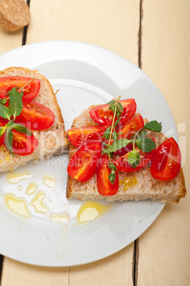 Italian tomato bruschetta