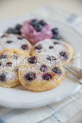 Blaubeer Pfannkuchen