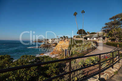 Heisler Park garden along the coast of Laguna Beach