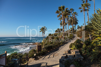 Heisler Park garden along the coast of Laguna Beach