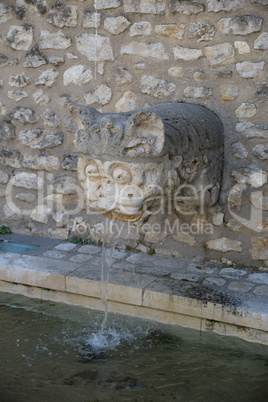 Brunnen in Blois, Loiretal