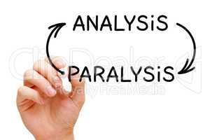 Analysis Paralysis Arrows Concept