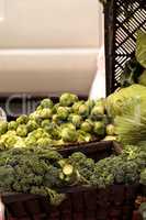 Brussels sprouts and broccoli