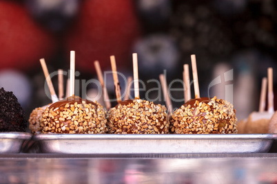 Caramel candy apples