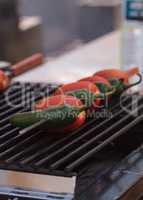 Pepper and tomato kabobs
