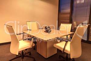 Small corporate conference room
