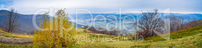 Autumn mountain panorama