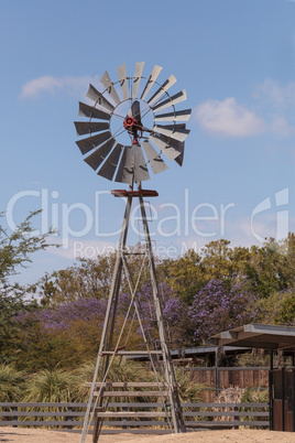 Windmill on a  farm