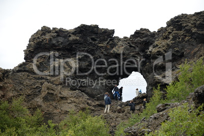 Dimmuborgir, Island