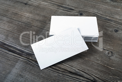 Blank business cards