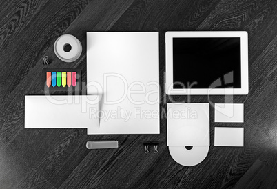 Blank corporate identity