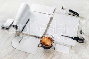 Blank stationery for placing your design