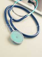 Close up of a stethoscope